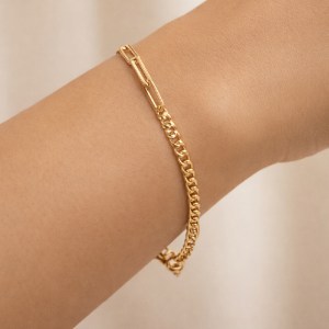 【Deer Jewellery】柔情交織：金屬拼接雙工藝手鍊